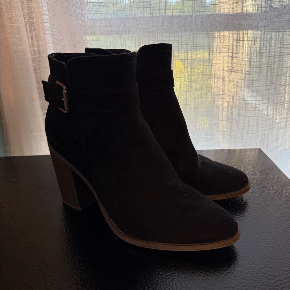 Target Black Suede Ankle Boots
